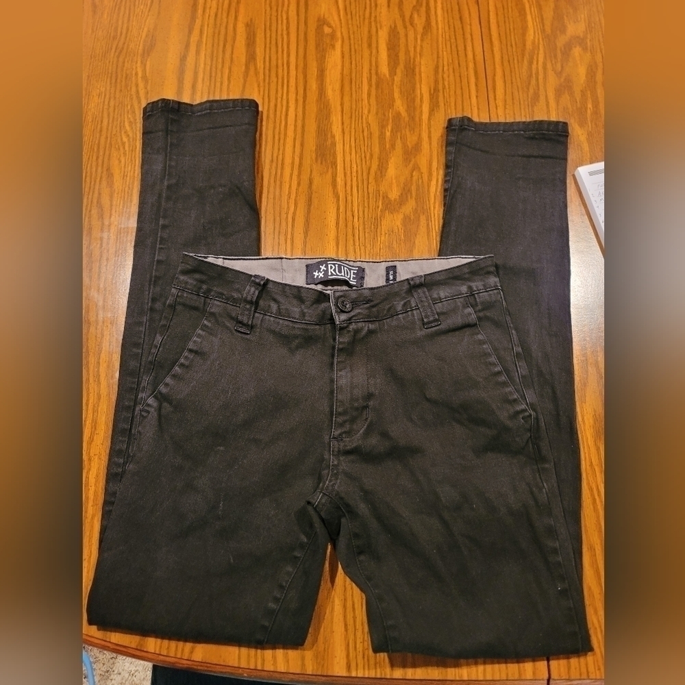 3/$25 XXX RUDE black jeans.